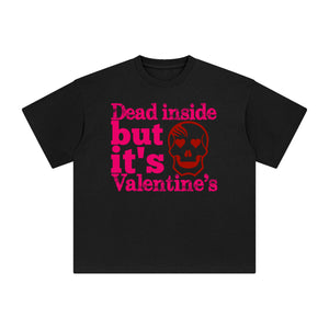 Valentine Skull Aesthetic Graphic Tee-INNBLAC Fashion Apparel