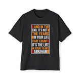 ABRAHAM Sayings Graphic Tee-INNBLAC Fashion Apparel