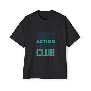 ACTION GENER CLUB Graphic Tee-INNBLAC Fashion Apparel