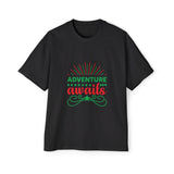 ADVENTURE AWAITS Graphic Tee-INNBLAC Fashion Apparel