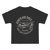 Aeroplane Circle Graphic Tee-INNBLAC Fashion Apparel