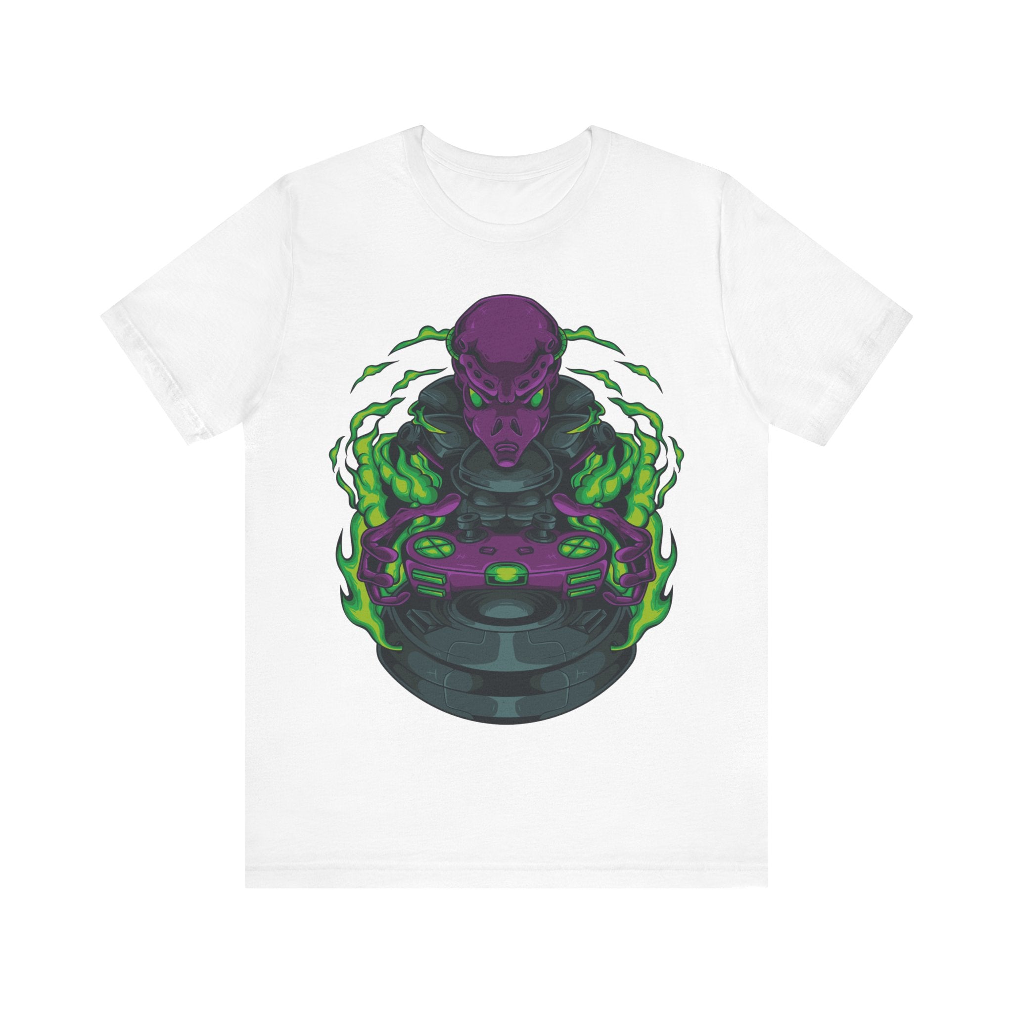 Alien Gamer Elements Graphic Tee-INNBLAC Fashion Apparel