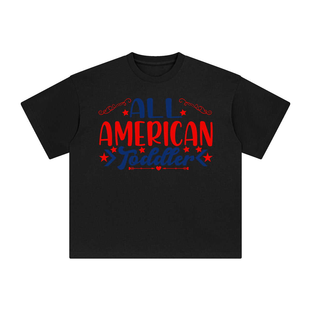 All American toddler Graphic Tee-INNBLAC Fashion Apparel