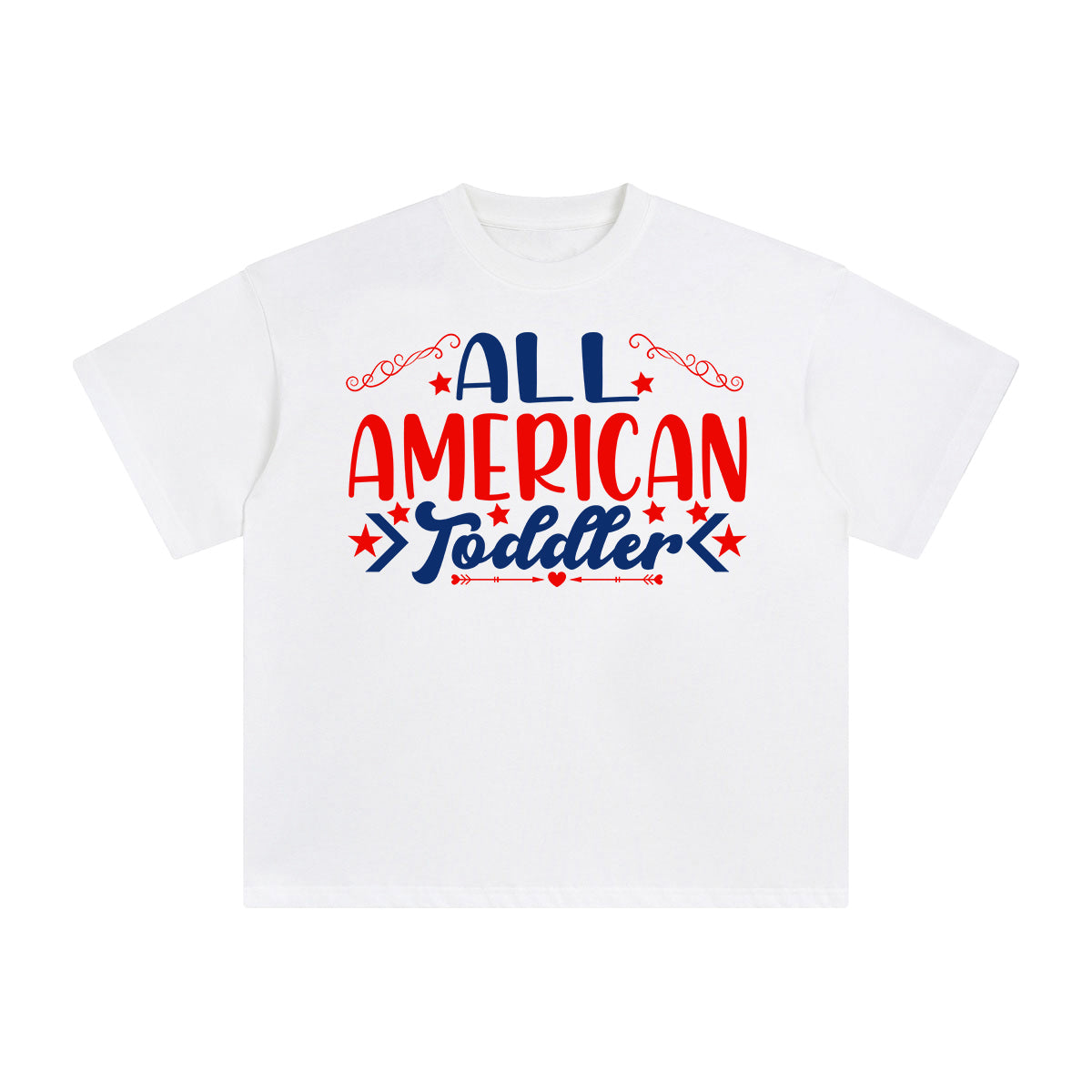 All American toddler Graphic Tee-INNBLAC Fashion Apparel