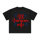 All American wife Graphic Tee-INNBLAC Fashion Apparel