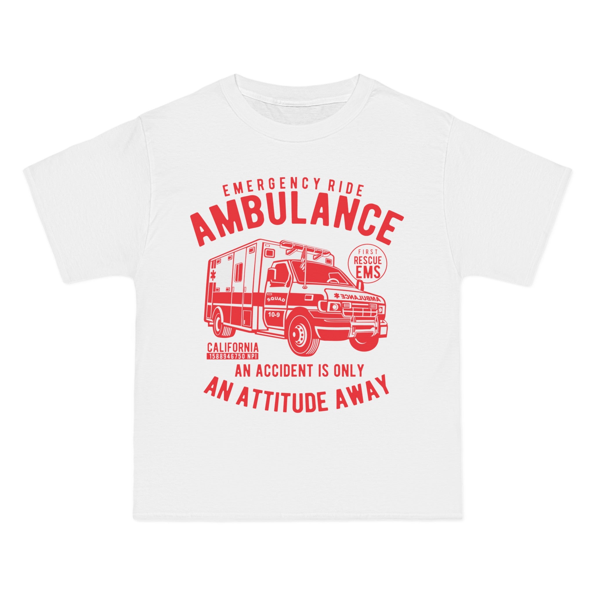 Ambulance Graphic T Shirt-INNBLAC Fashion Apparel