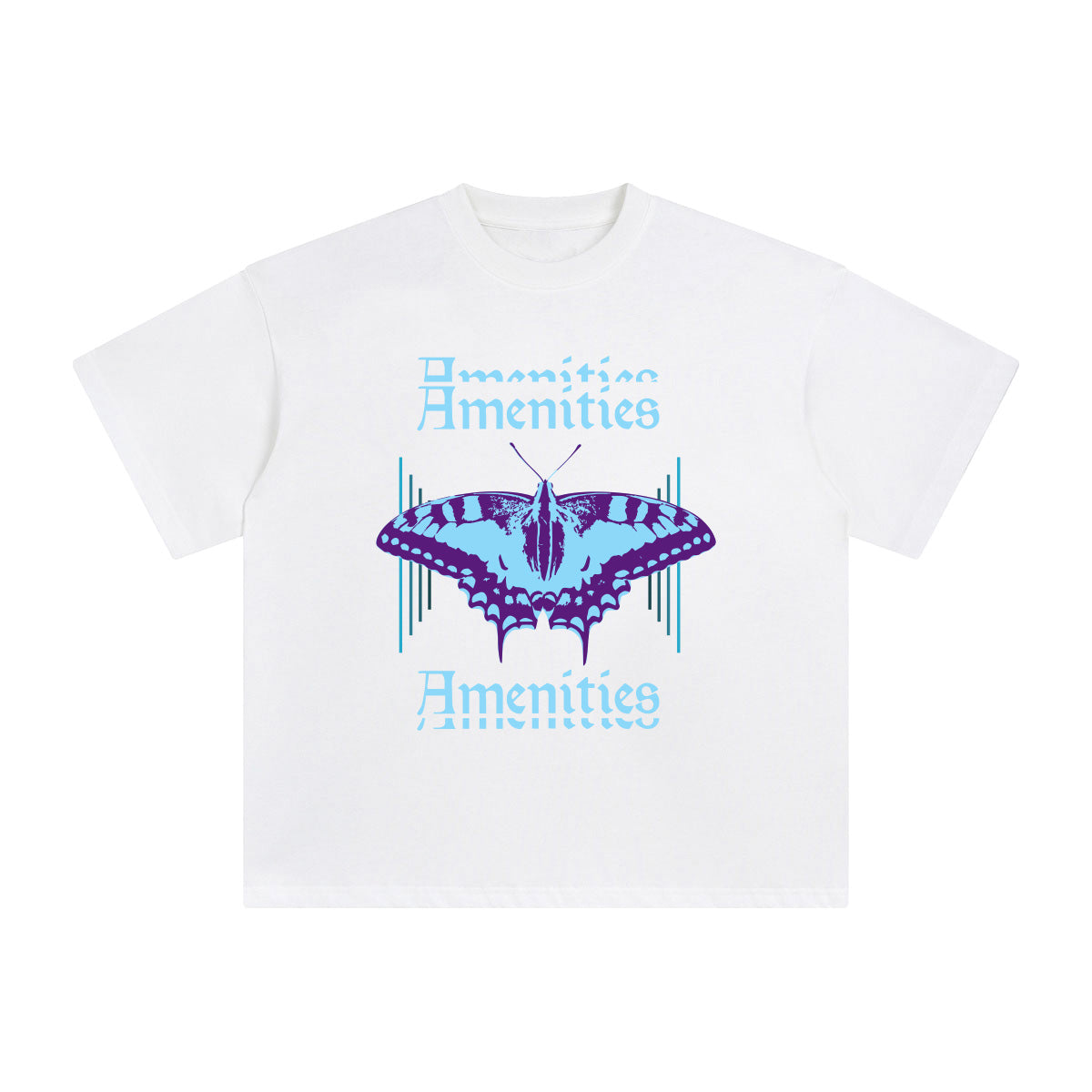 Amenities Abstract Graphic Tee-INNBLAC Fashion Apparel