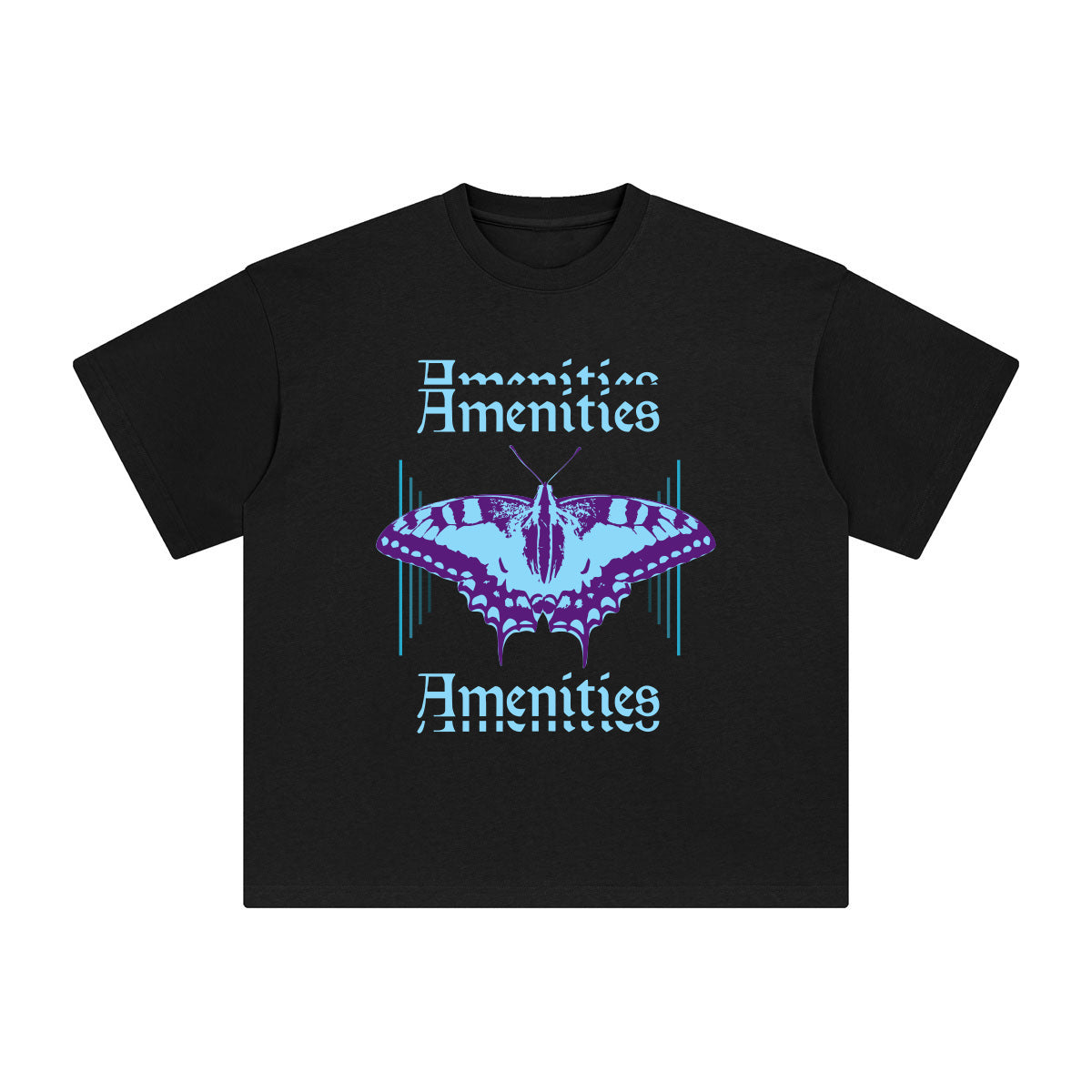 Amenities Abstract Graphic Tee-INNBLAC Fashion Apparel