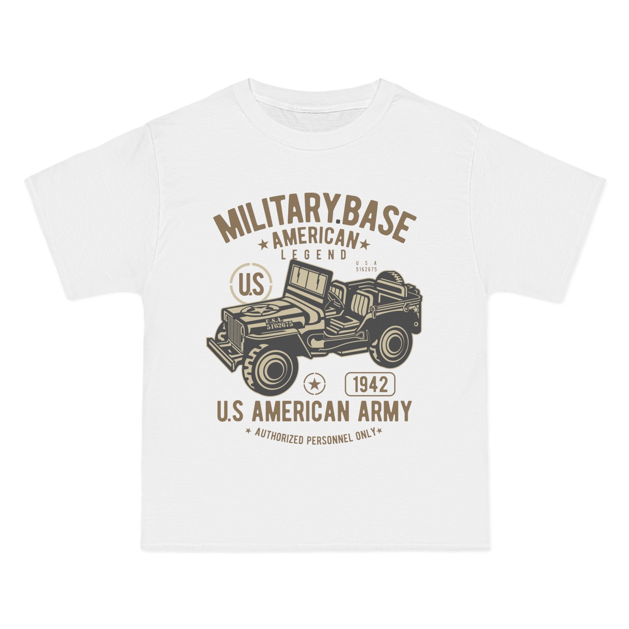 American Army Jeep Graphic Tee-INNBLAC Fashion Apparel