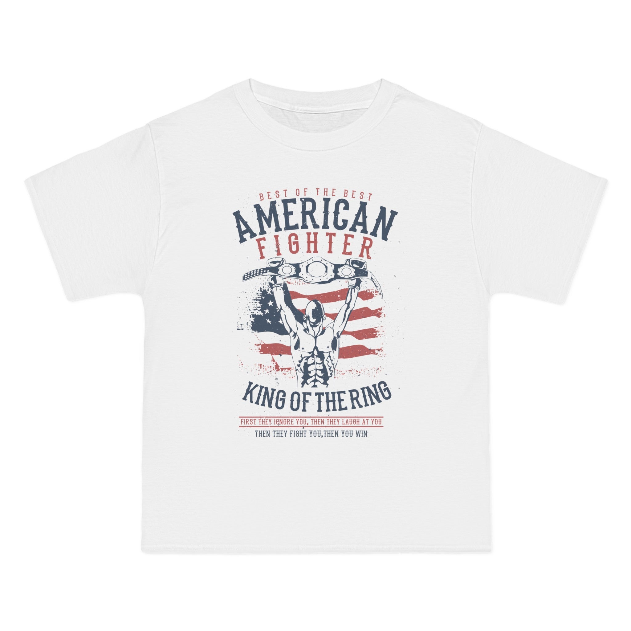 American Fighter Graphic T Shirt-INNBLAC Fashion Apparel