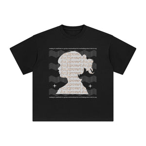 An Introvert Abstract Graphic Tee-INNBLAC Fashion Apparel