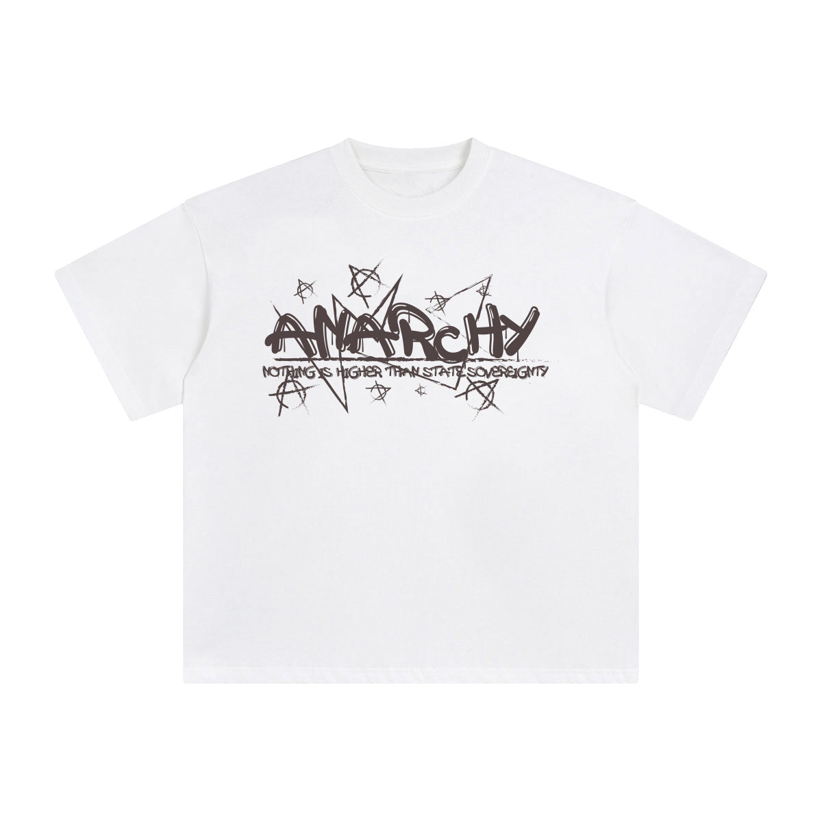 Anarchy Abstract Graphic Tee-INNBLAC Fashion Apparel