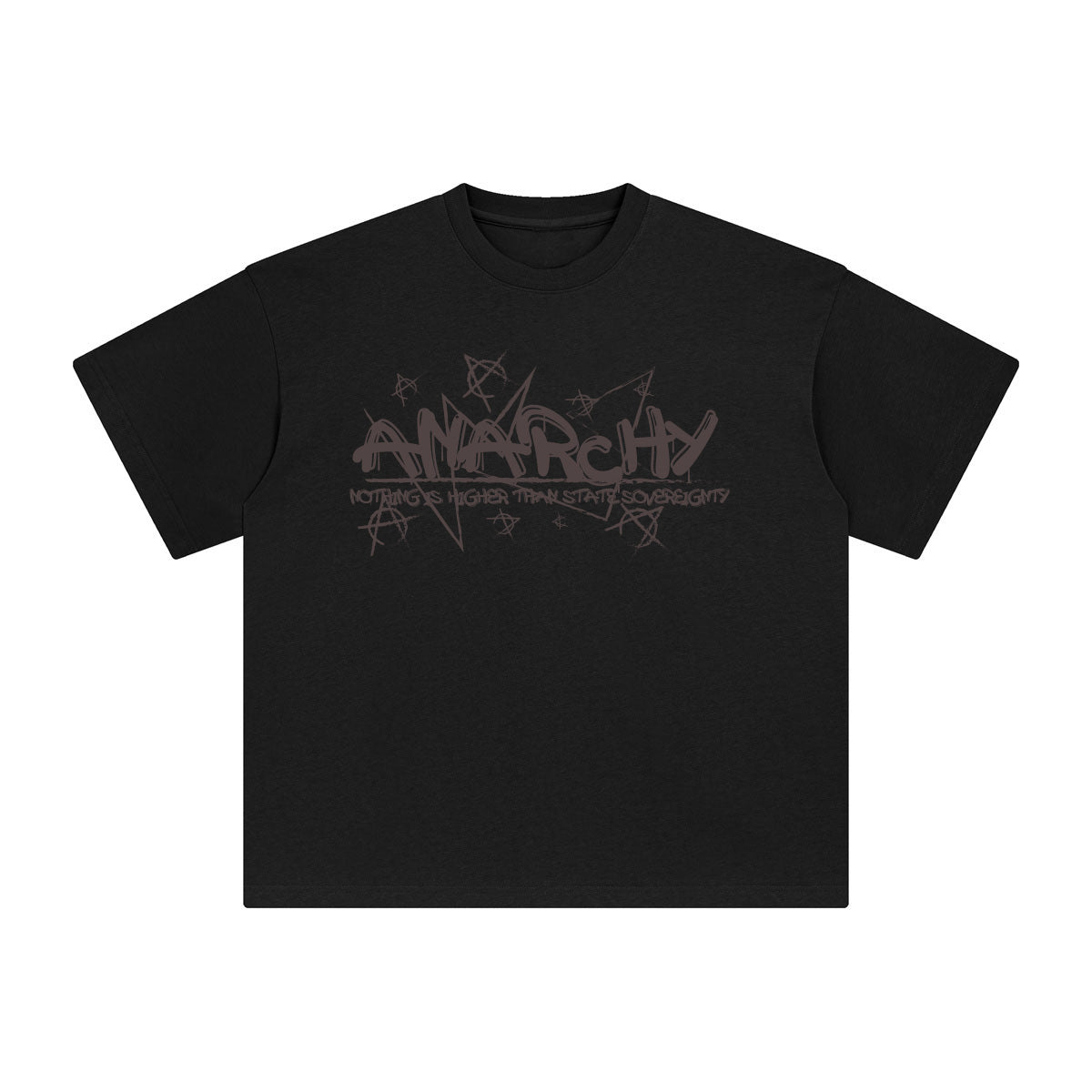 Anarchy Abstract Graphic Tee-INNBLAC Fashion Apparel