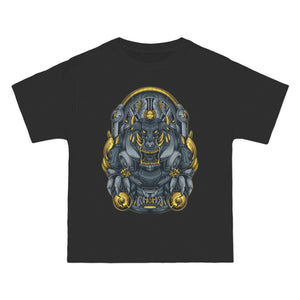 Animal Monster Cyberpunk Graphic Tee-INNBLAC Fashion Apparel