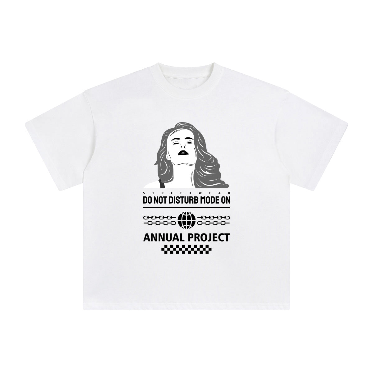 Annual Project Abstract Graphic Tee-INNBLAC Fashion Apparel