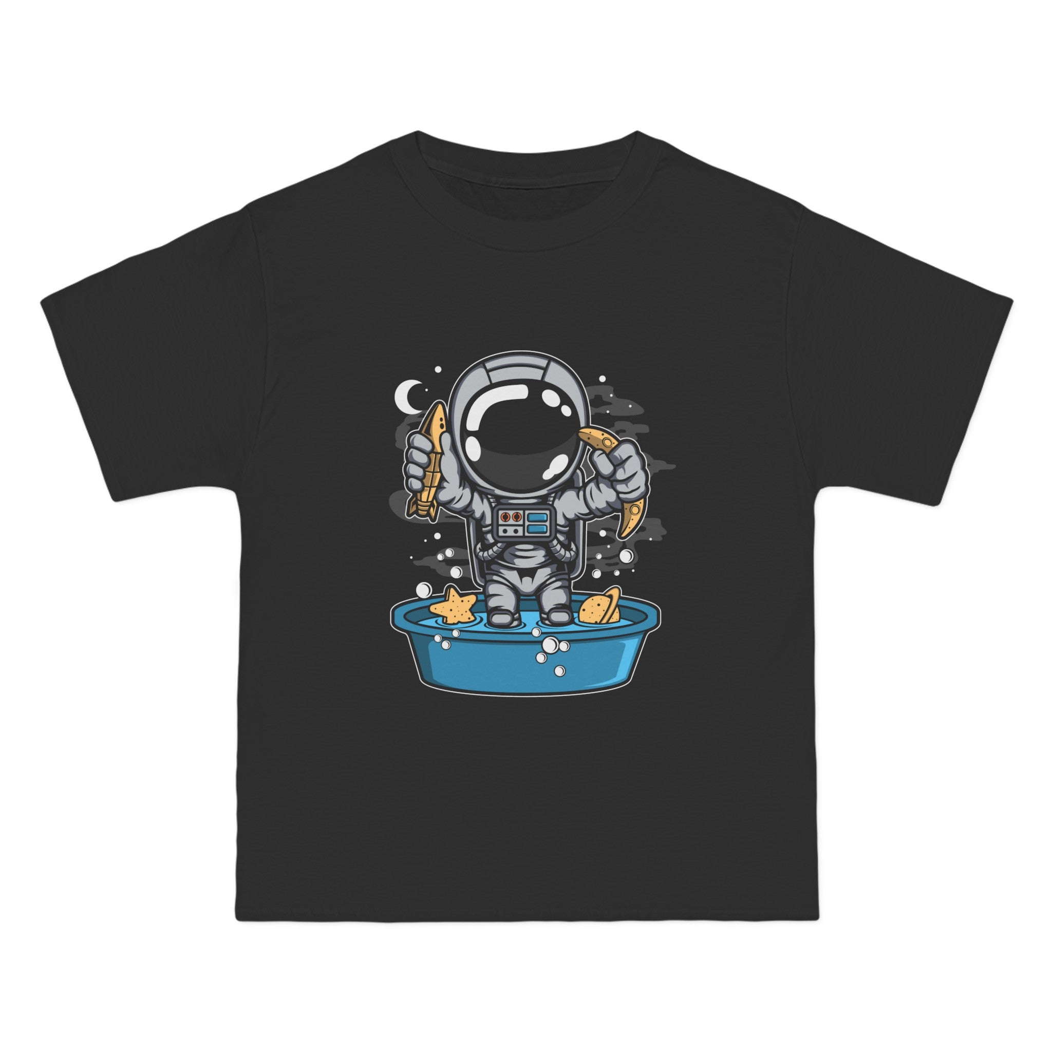 Astronaut Bath Tub Graphic Tee-INNBLAC Fashion Apparel