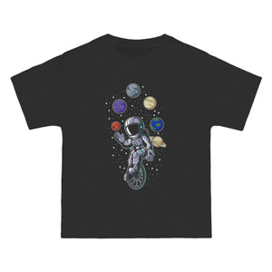 Astronaut Circus Graphic T Shirt-INNBLAC Fashion Apparel