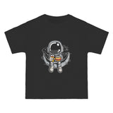 Astronaut Crescent Graphic T Shirt-INNBLAC Fashion Apparel