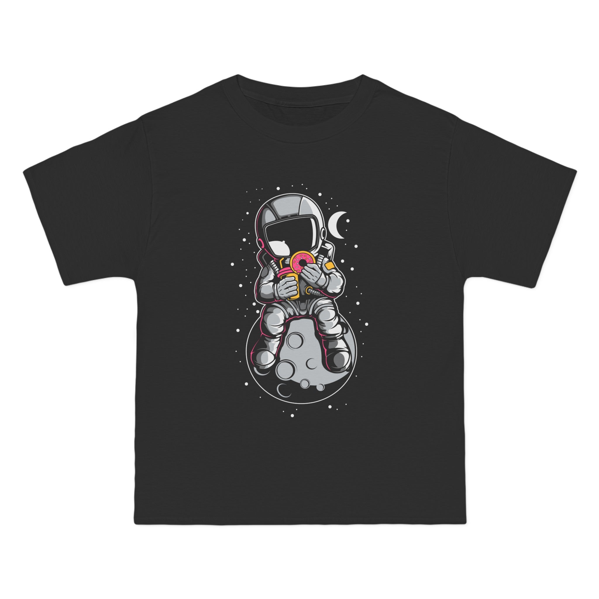 Astronaut Donuts Graphic Tee-INNBLAC Fashion Apparel