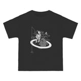 Astronaut Fishing Graphic T Shirt-INNBLAC Fashion Apparel