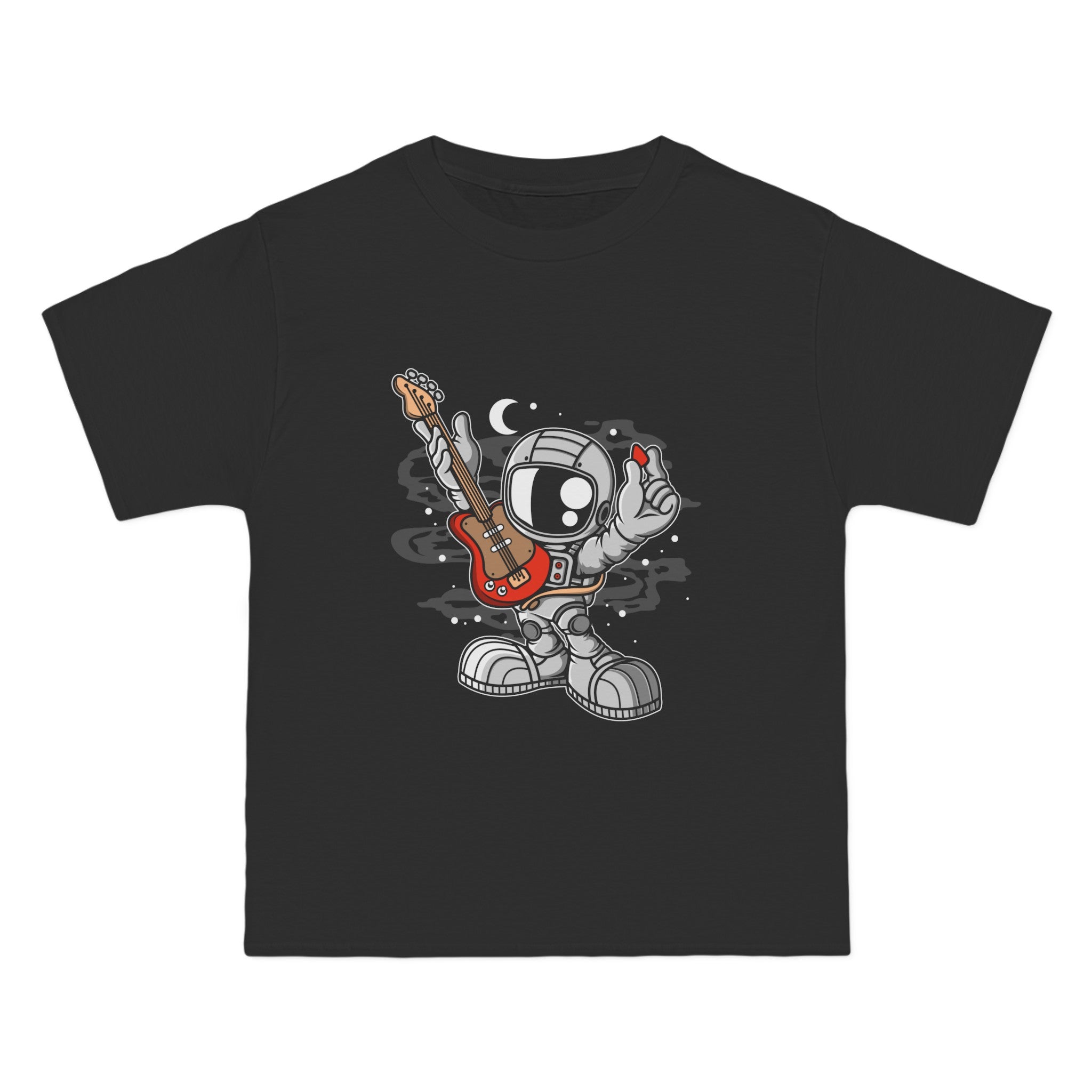 Astronaut Guitar Show Graphic Tee-INNBLAC Fashion Apparel