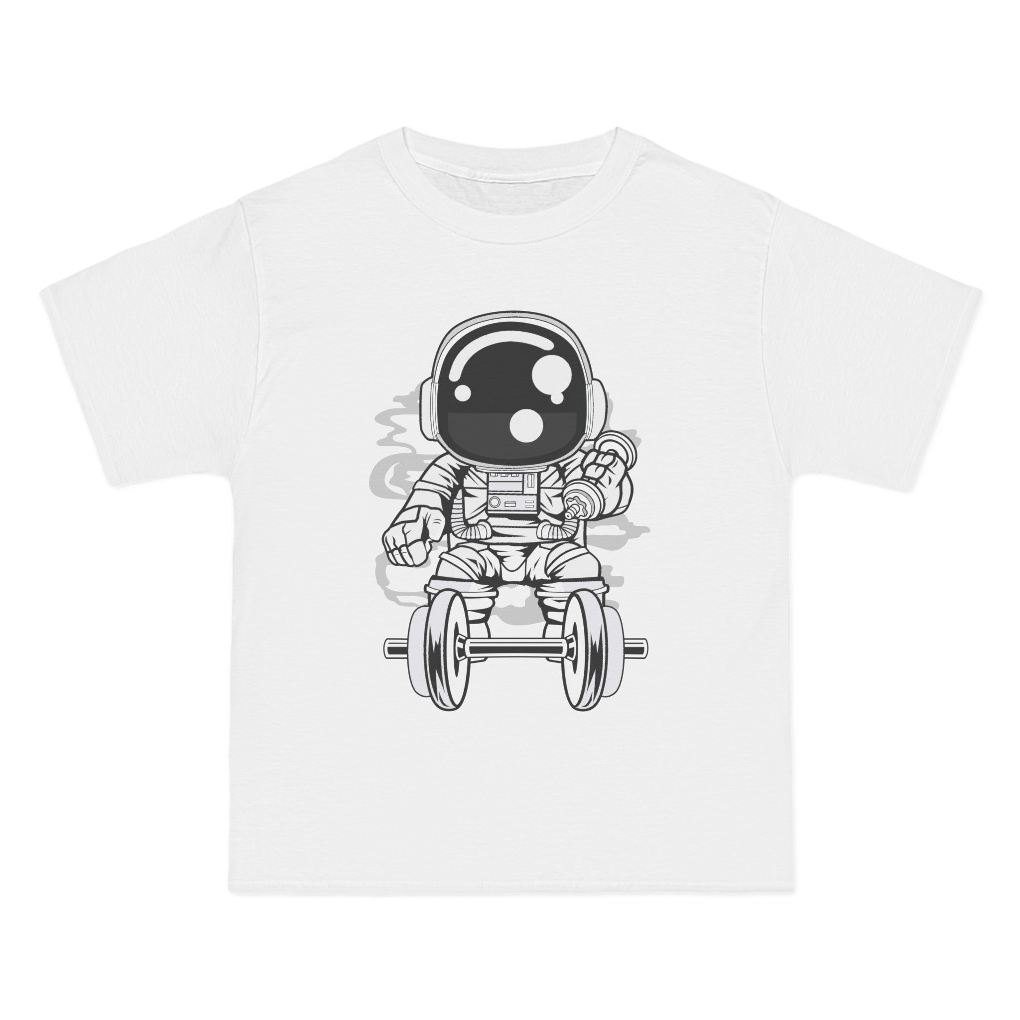 Astronaut Gym Graphic Tee-INNBLAC Fashion Apparel