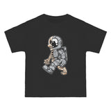 Astronaut Half Skull Graphic Tee-INNBLAC Fashion Apparel