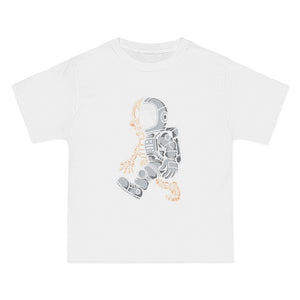 Astronaut Half Skull Graphic Tee-INNBLAC Fashion Apparel