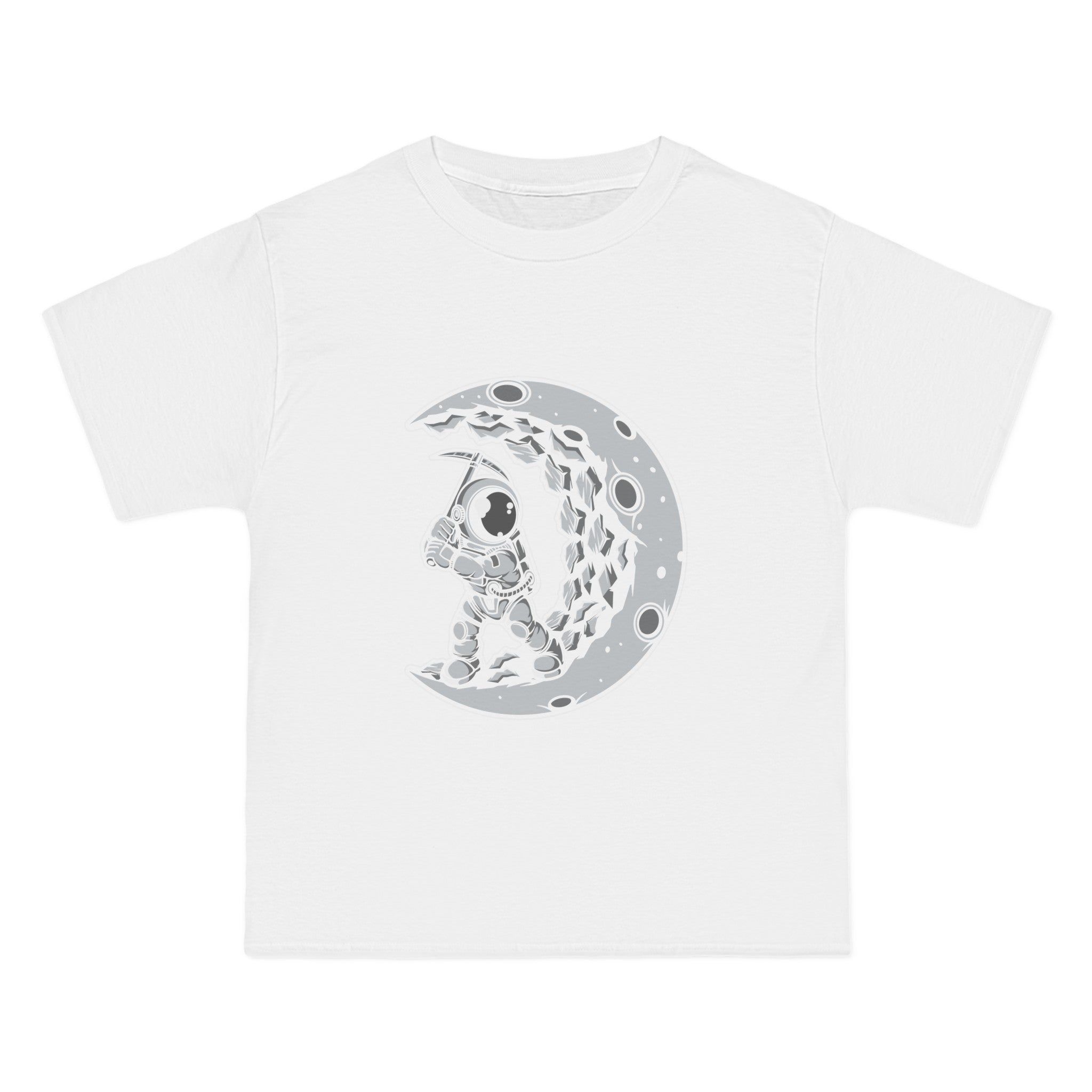 Astronaut Moon Digger Graphic Tee-INNBLAC Fashion Apparel