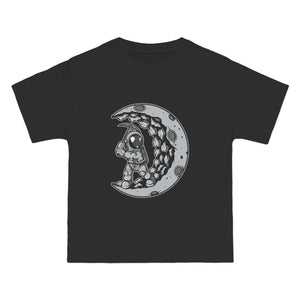 Astronaut Moon Digger Graphic Tee-INNBLAC Fashion Apparel