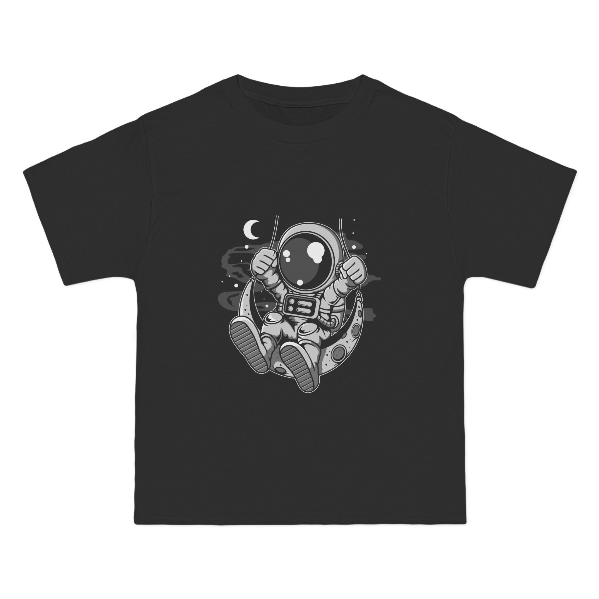 Astronaut Moon Swinger Graphic Tee-INNBLAC Fashion Apparel