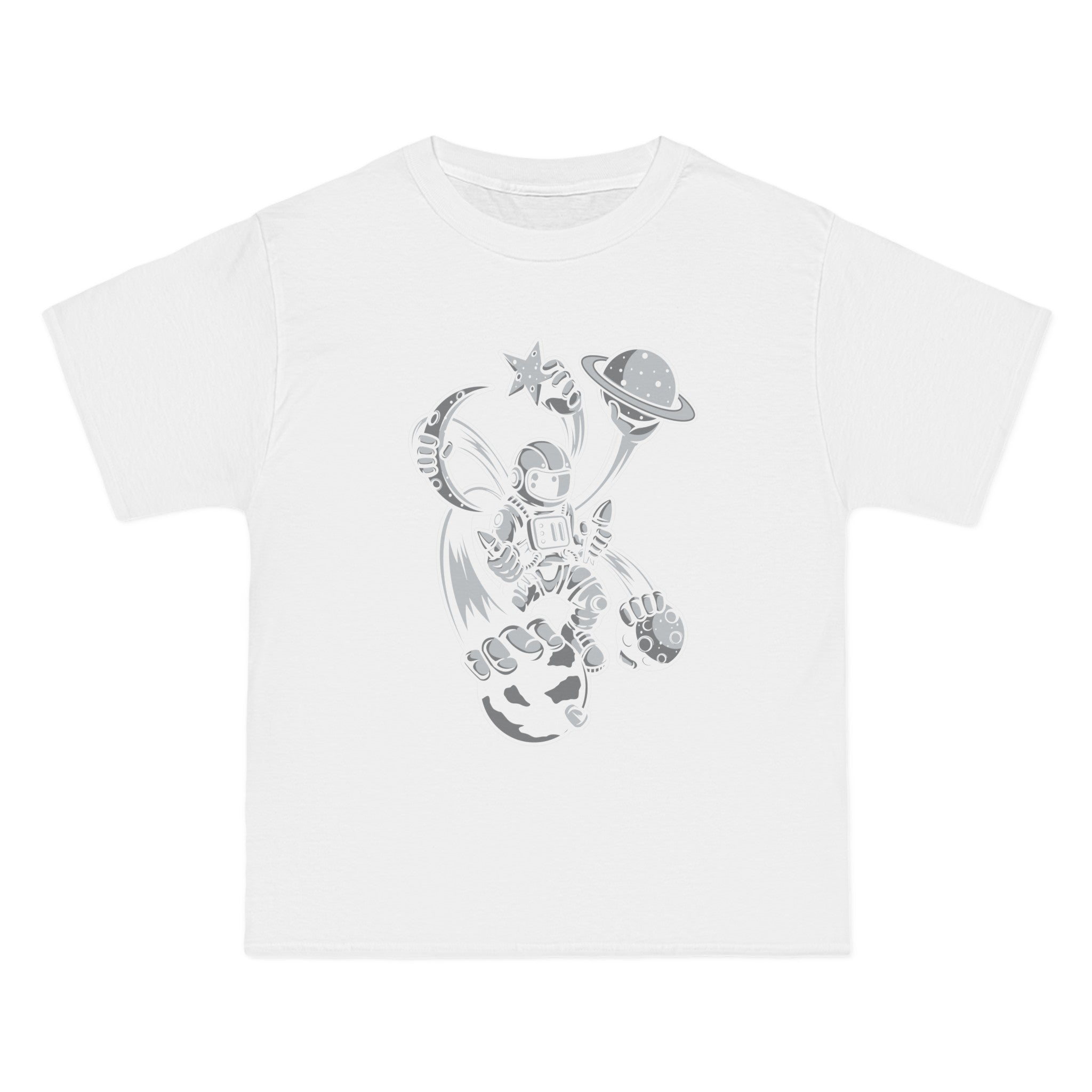 Astronaut Multiple Hands Graphic Tee-INNBLAC Fashion Apparel