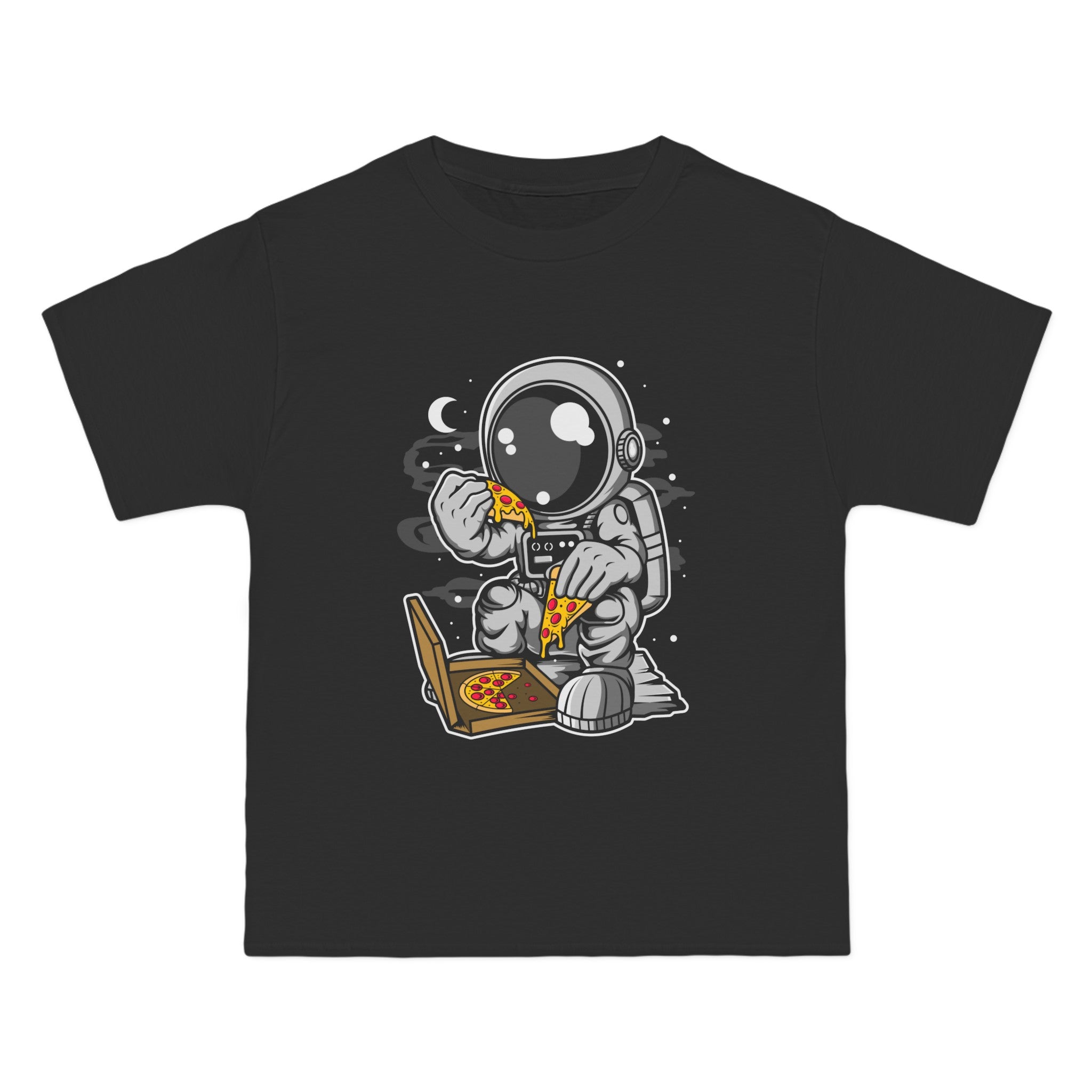 Astronaut Pizza Graphic T Shirt-INNBLAC Fashion Apparel