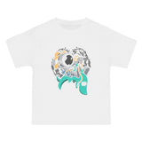 Astronaut Riding Shark Graphic Tee-INNBLAC Fashion Apparel