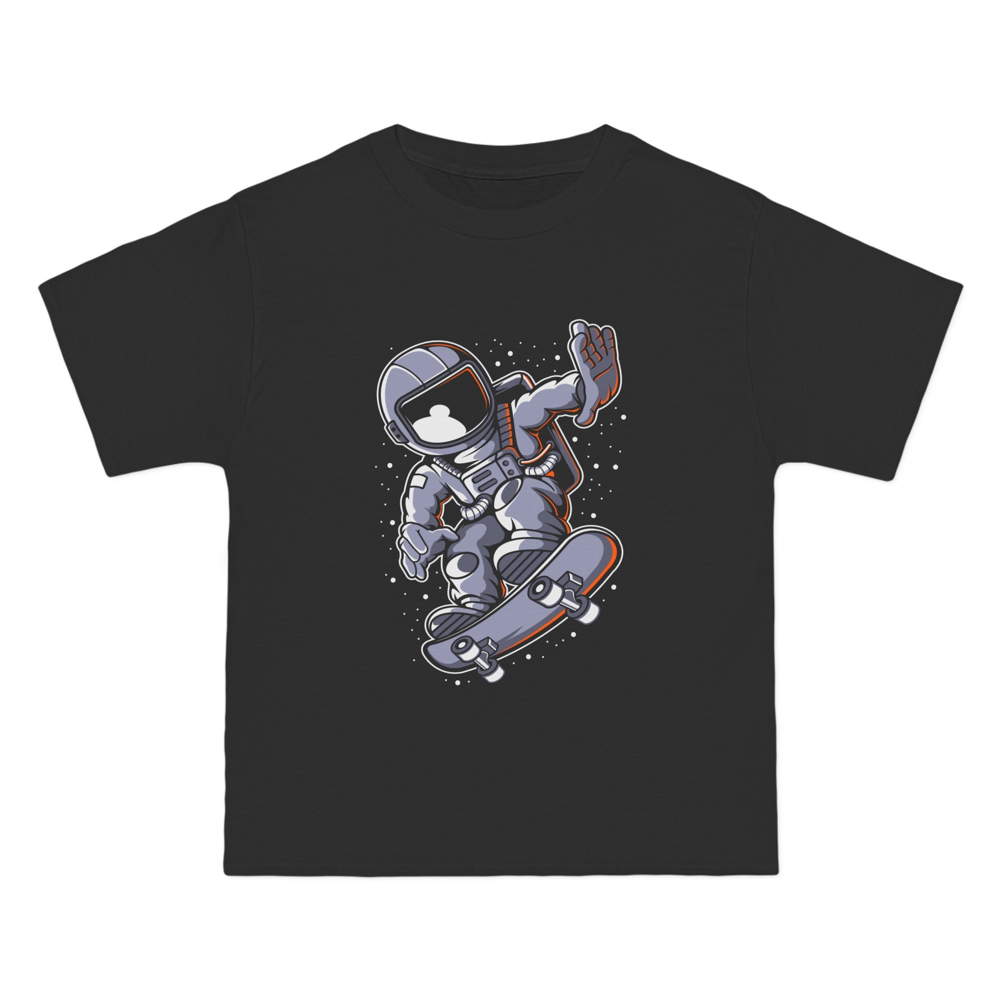 Astronaut Skateboard Graphic T Shirt-INNBLAC Fashion Apparel