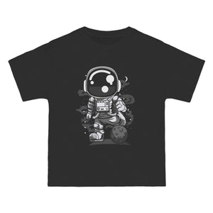 Astronaut Soccer Graphic T Shirt-INNBLAC Fashion Apparel