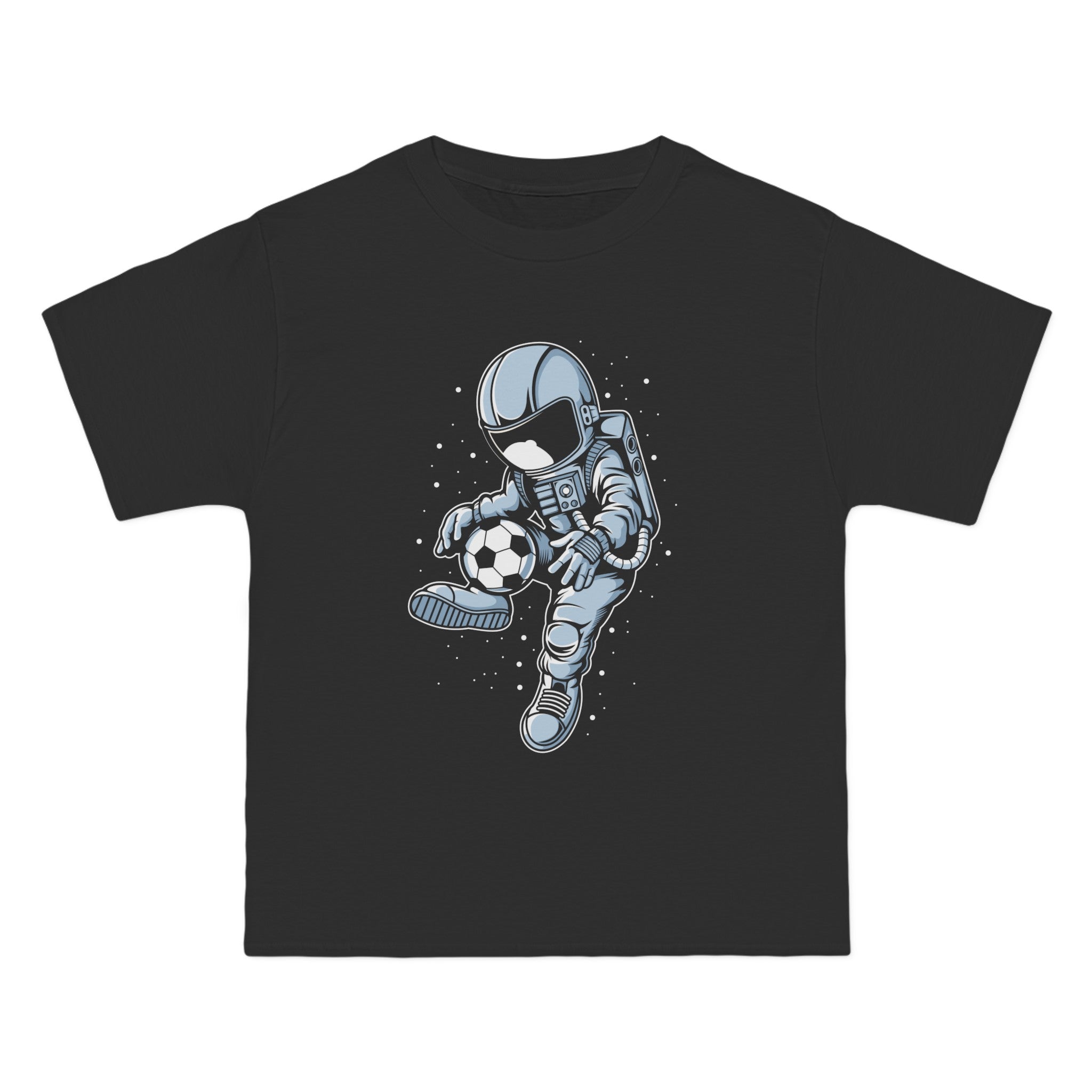 Astronaut Soccer Player Graphic Tee-INNBLAC Fashion Apparel