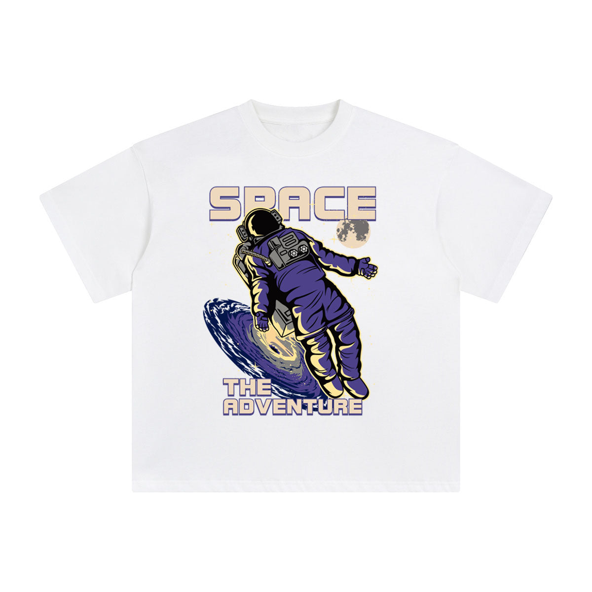 Astronaut Space Adventure Graphic Tee-INNBLAC Fashion Apparel