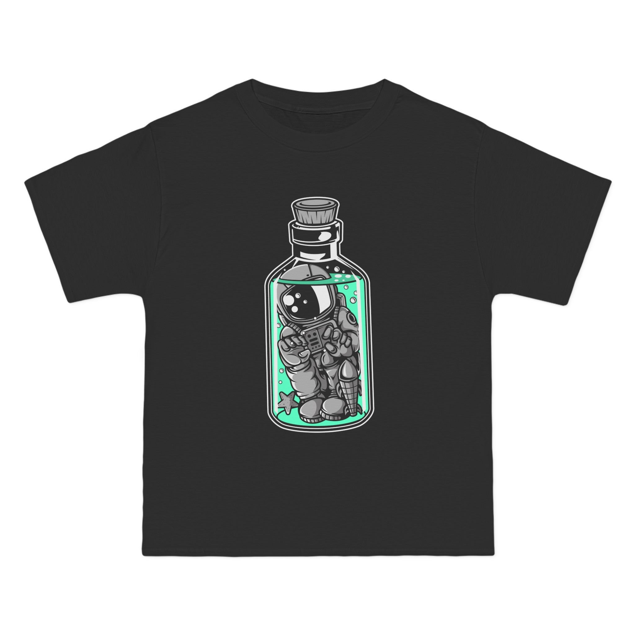 Astronaut in The Bottle Graphic Tee-INNBLAC Fashion Apparel