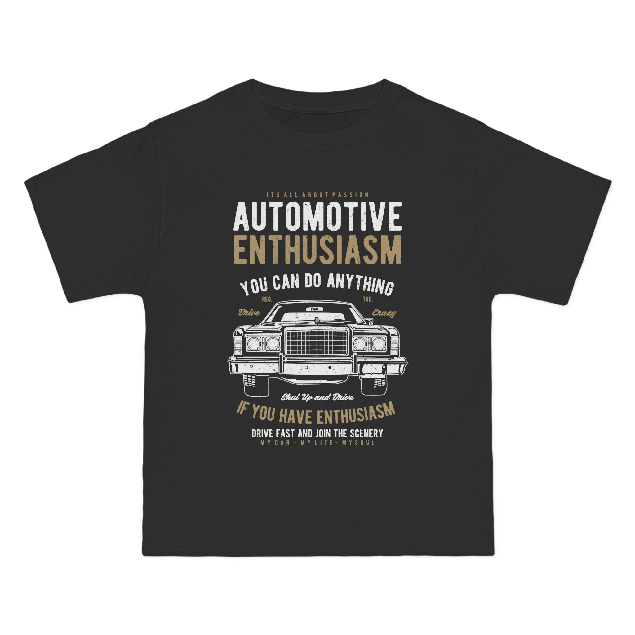 Automotive Enthusiasm Graphic Tee-INNBLAC Fashion Apparel