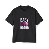 BABY ON BOARD Panda Graphic Tee-INNBLAC Fashion Apparel