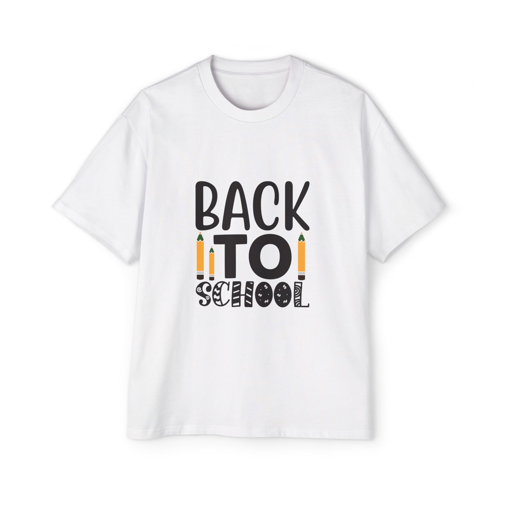 BACK TO SCHOOL Pencil Graphic Tee-INNBLAC Fashion Apparel