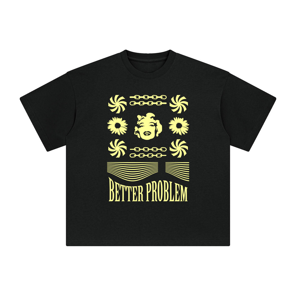 BETTER PROBLEM Aesthetic Graphic Tee-INNBLAC Fashion Apparel