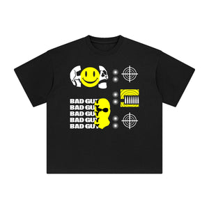 Bad Guy Abstract Graphic Tee-INNBLAC Fashion Apparel