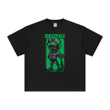 Baseball Monster Graphic Tee-INNBLAC Fashion Apparel