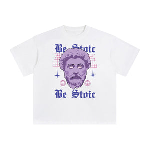 Be Stoic Abstract Graphic Tee-INNBLAC Fashion Apparel