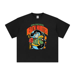 Beach Hunter Streetwear Graphic Tee-INNBLAC Fashion Apparel