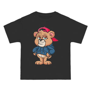 Bear Swag Cartoon Graphic Tee-INNBLAC Fashion Apparel