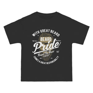 Beard Pride Graphic T Shirt-INNBLAC Fashion Apparel