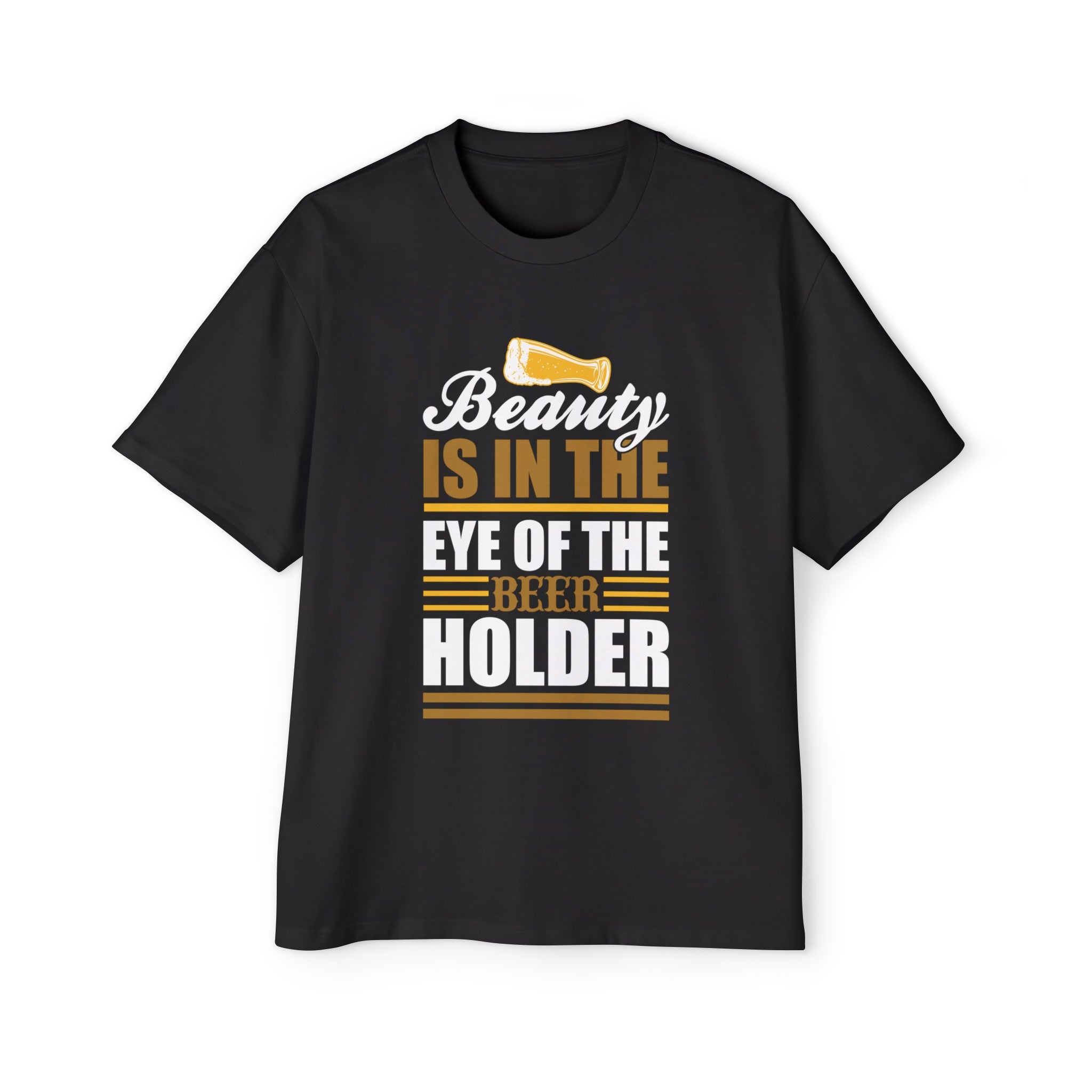 Beer Slogan Graphic Tee-INNBLAC Fashion Apparel